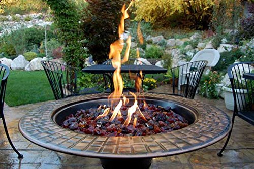Root Beer Firepit Glass Medium 10 Lb Bag N7
