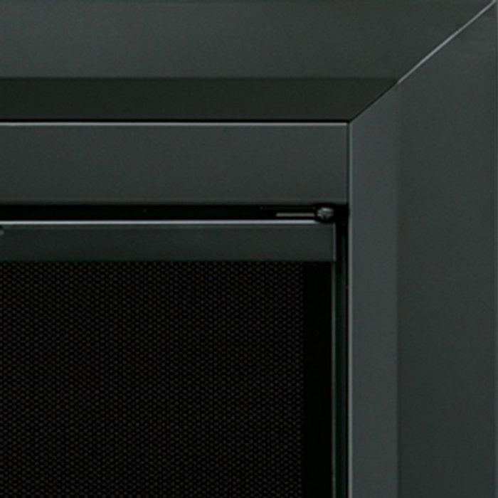 Pleasant Hearth CL-3001 Carlisle Fireplace Glass Door, Black, Medium N3