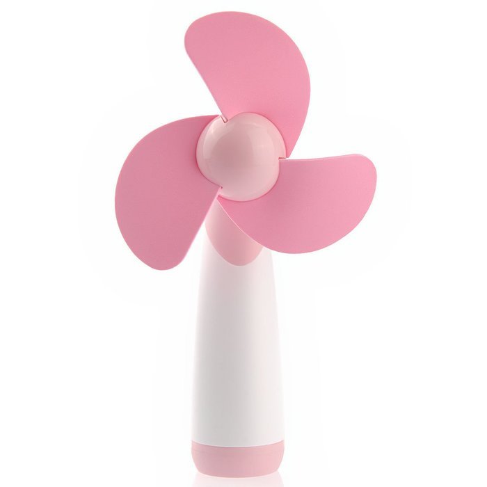 Pixnor Mini Handheld Fan YGH365B Battery Powered Soft Foam Blades Cooling Fan