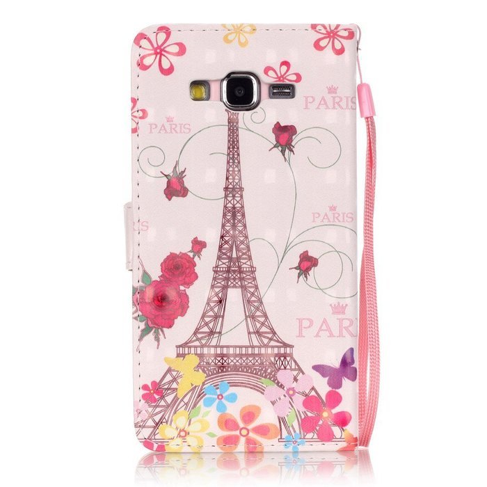 Samsung Galaxy Grand Prime Case,Yaheeda [3D Colored Drawing] [Flip Fit] Premium PU Leather Card-Slots Cash-Slots... N60