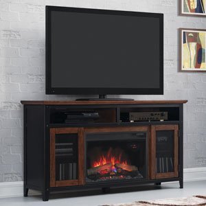 ClassicFlame Landis Electric Fireplace Entertainment Center in Old World Brown - 26MM4964-C296