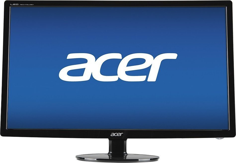 Acer - 27" LED HD Monitor - Black