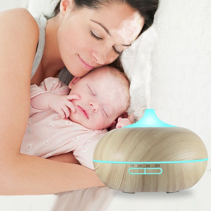 Ultrasonic Essential Oil Diffuser for Aromatherapy, GerTong 300ml Cool Mist Air Humidifier Purifier with 7 Color... N20