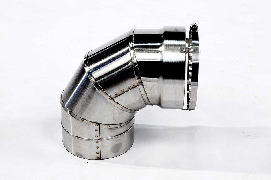 6"X90 Degree Id Fixed Elbow 304