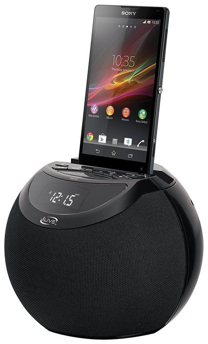 iLive iCB103B Bluetooth FM Clock Radio (Black)