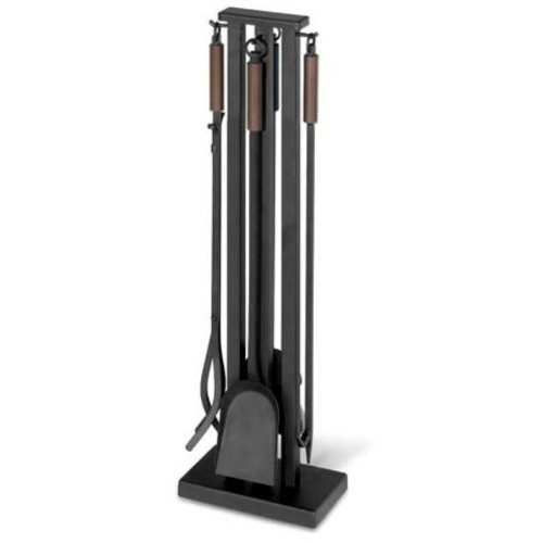 Contemporary 5 Piece Iron Fireplace Tool Set