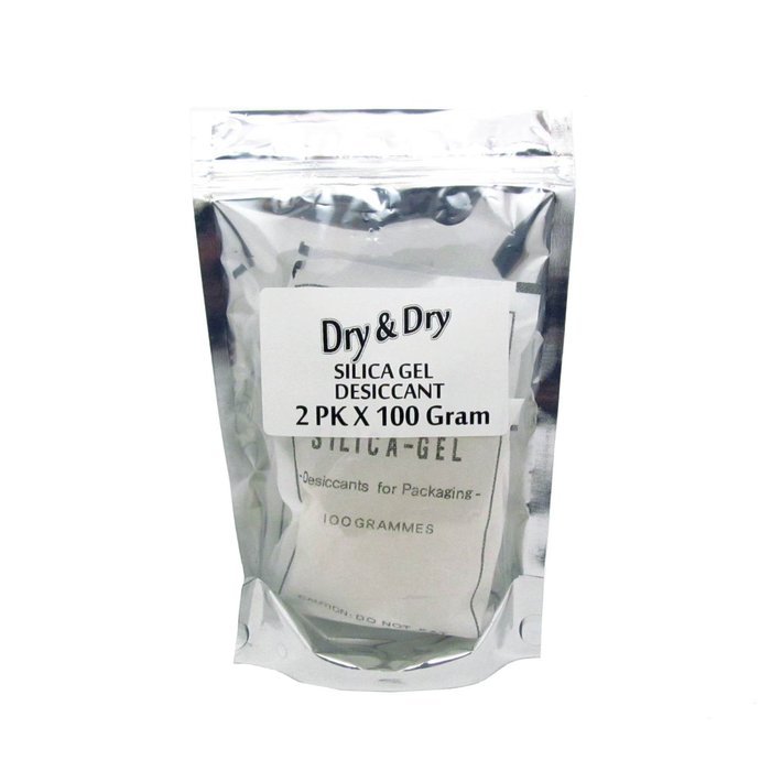 DRY&DRY HIgh Quality Silica Gel Desiccant Dehumidifiers 100 g, 5 Pack N10
