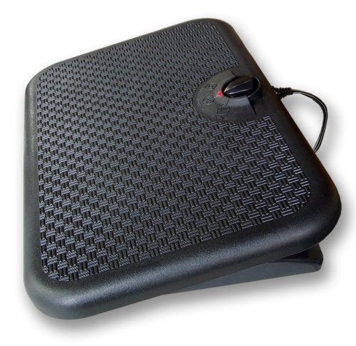 Toasty Toes Ergonomic Heated Footrest Leg Feet Foot Space Heater