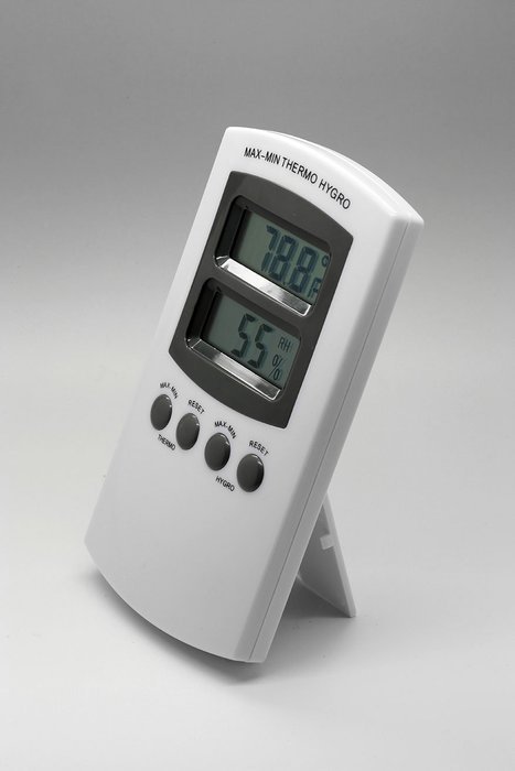 MIEO HH348 Digital Indoor Thermometer with Hygrometer for Greenhouse-Warehouse and Workshop