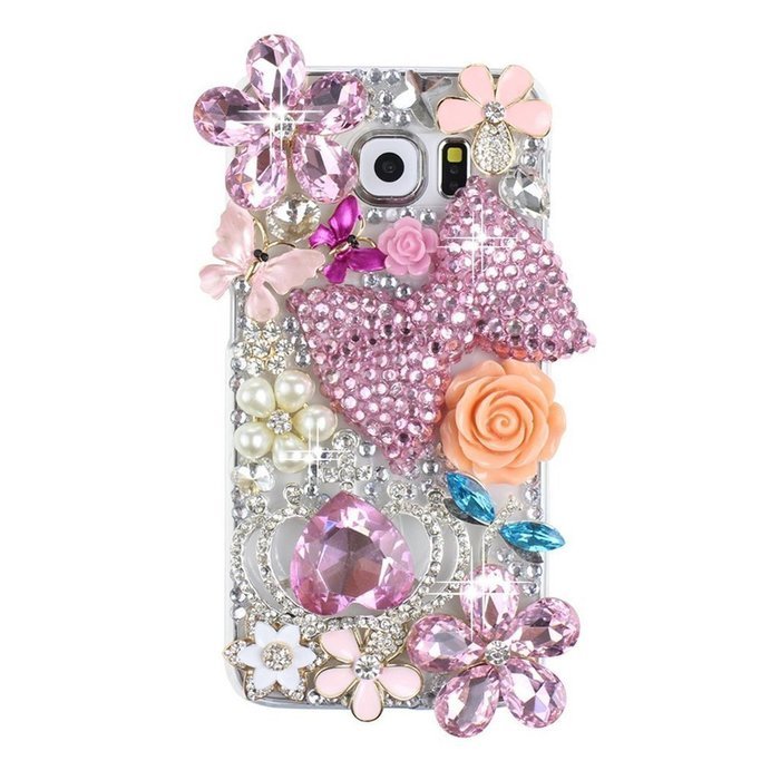 S6 Active Case, Galaxy S6 Active Case,(Not fit Samsung Galaxy S6)Yaheeda 3D Handmade Sparkle Glitter Diamond Rhinestone... N3