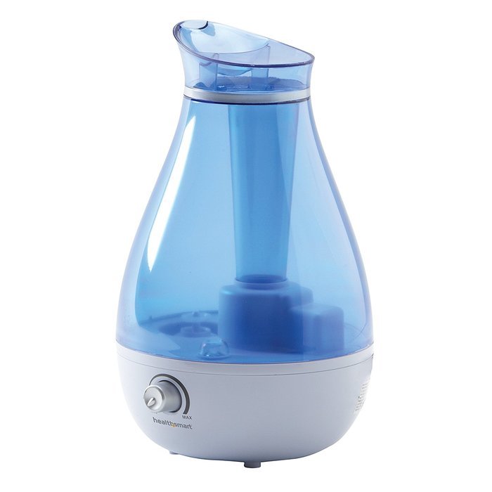 HealthSmart Mist XP Cool Mist Ultrasonic Germ-Free Humidifier, Whisper ...