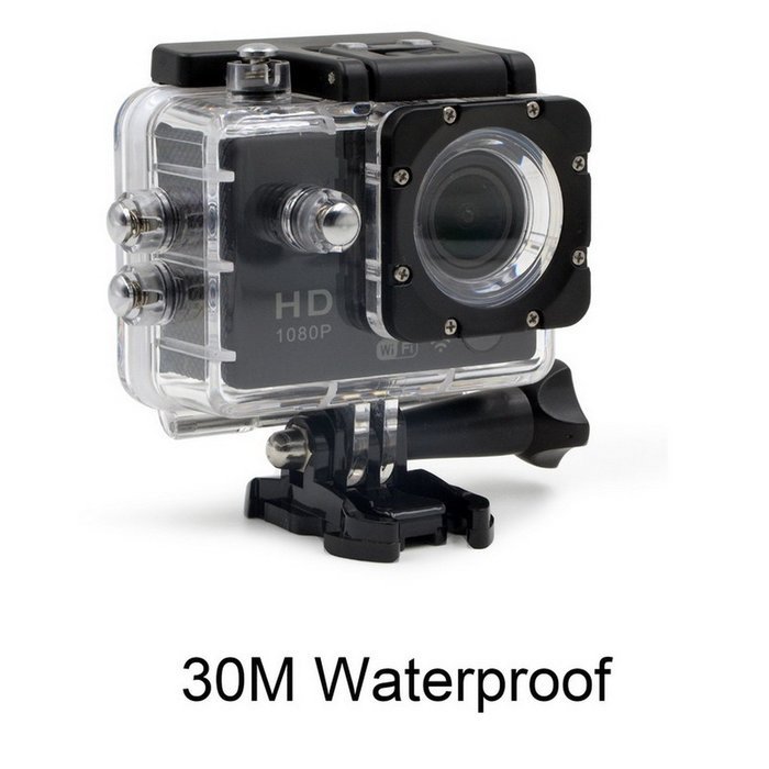 Besteye 2.0inch WIIFI Action Camera SONY Sensor with 32GB TF Card IR Remote 1080P 30FPS Sport Camera WIFI 12MP...