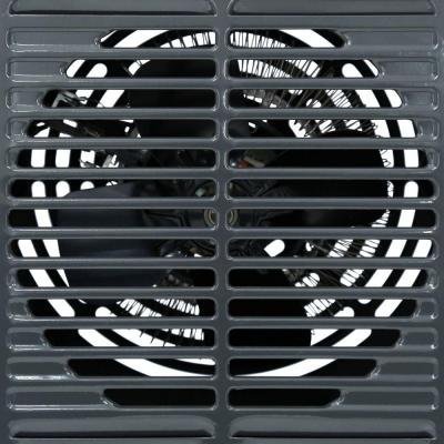 4,600 BTU Ceramic Electric Portable Utility Tower Heater with Handle - Black