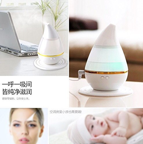 SEH- Air Humidifier.Essential Oil Diffuser,250ml USB Aroma Essential Oil Cool Mist Humidifier with Adjustable... N9