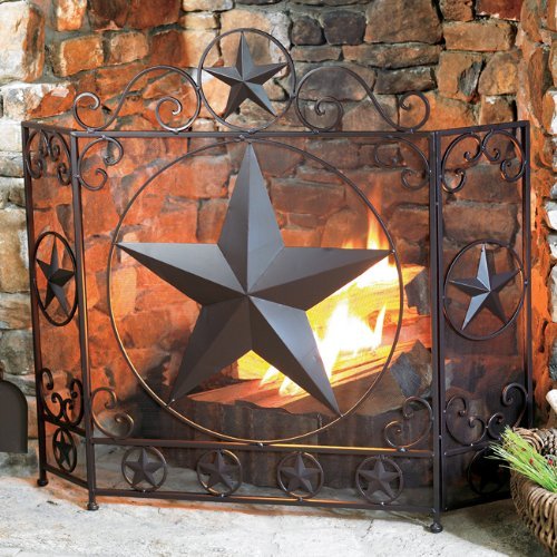 LONE STAR FIREPLACE SCREEN N2
