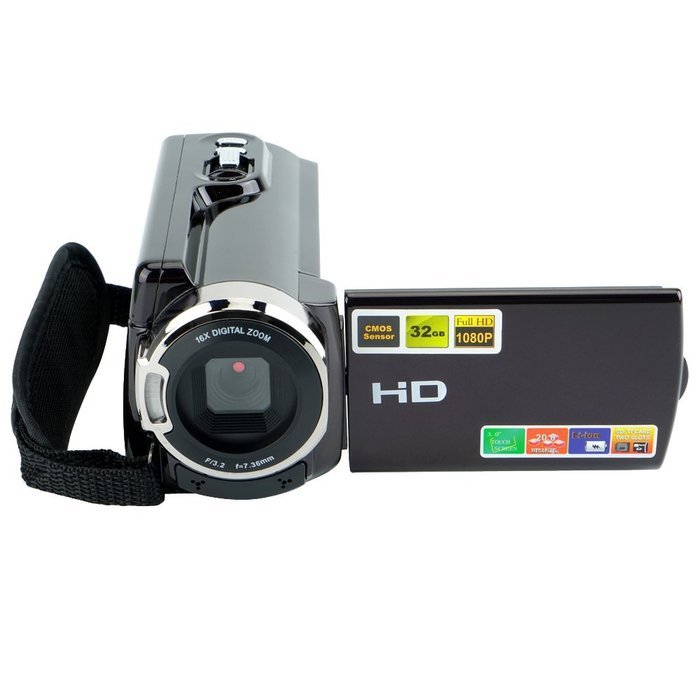 TEKMAGIC 8GB 1280x720P HD Portable Video Camera with 3.0" Touch Screen
