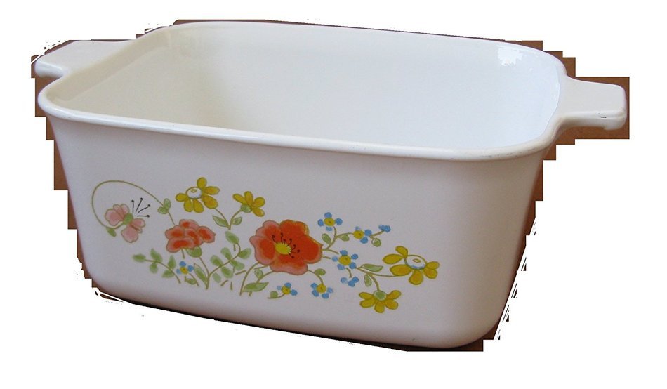Corning Ware P-4-B Wildflower Corningware Bake Dish - No lid included