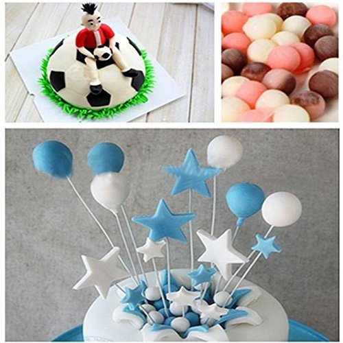 Generic DIY 3D Aluminum Bath Bomb Molds, Trendy Aluminum Ball Sphere Shape Bath Bomb Molds Pastry Cake Baking... N2