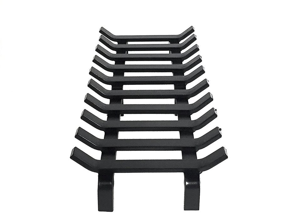 Heritage Products Heavy Duty 26 x 10 Steel Grate for Wood Stove & Fireplace - Made in the USA N2