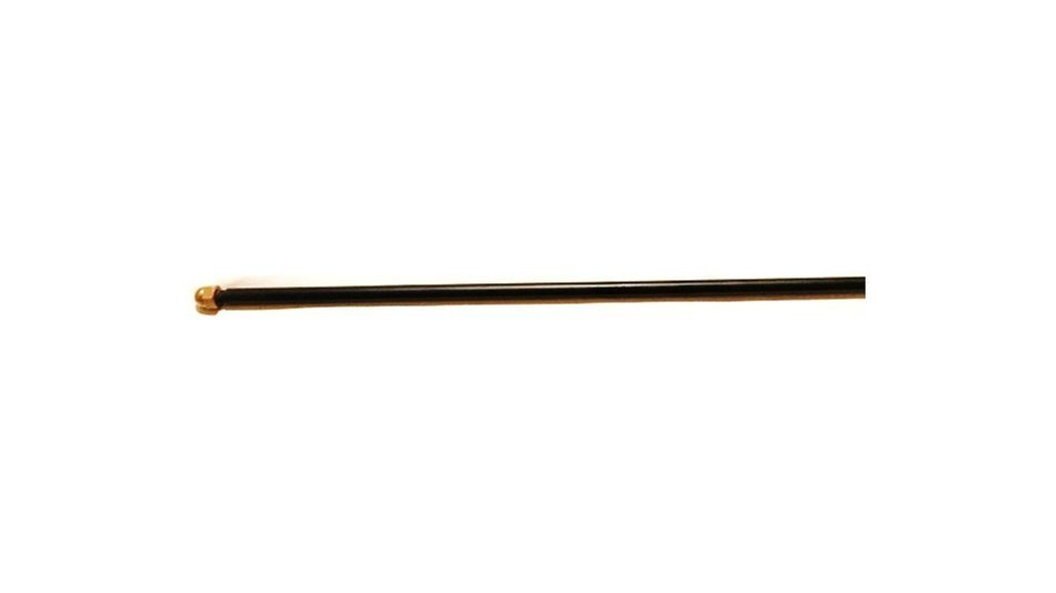 Solid Iron Fire starter Poker, Black Powder Coat Finish 46.25Inches, Handcrafted N3