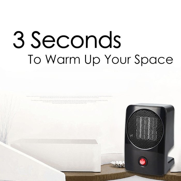 LAGUTE Portable Heater Tabletop/Floor with Thermostat