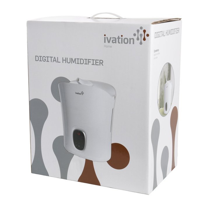 Ivation Digital Humidifier w/LCD Control Panel &ndash; Features Warm & Cool Mist, Timer, Auto Shutoff, Aroma Compartment... N6