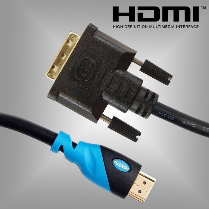 HDMI to DVI Cable, INNOVAA High-Speed HDMI to DVI Adapter Cable - 10 Feet