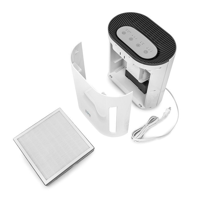 PureZone 3-in-1 True HEPA Air Purifier - 3 Speeds Plus UV-C Air Sanitizer N2