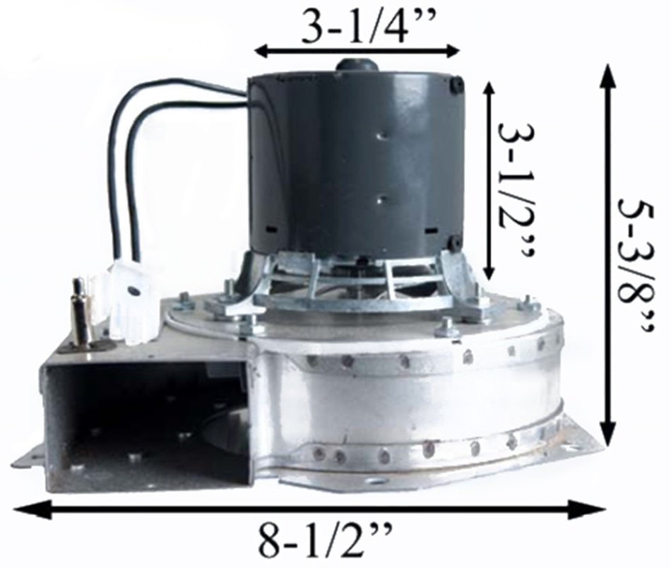 PelletStovePro - Breckwell Pellet Exhaust Combustion Motor Blower w Housing A-E-027 - 10-1113 g