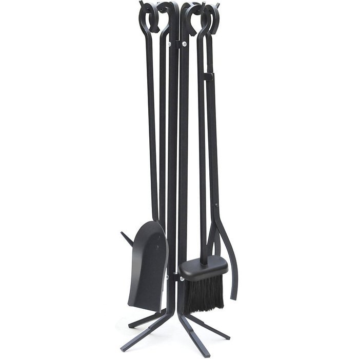 World Pride 5-piece Wrought Irontoolset,black, Fireplace Tool N2