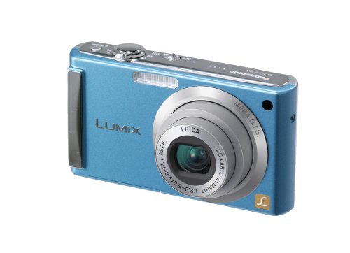 Panasonic Lumix DMC-FS3A 8.1MP Digital Camera with 3x MEGA Optical Image Stabilized Zoom (Light Blue) N4