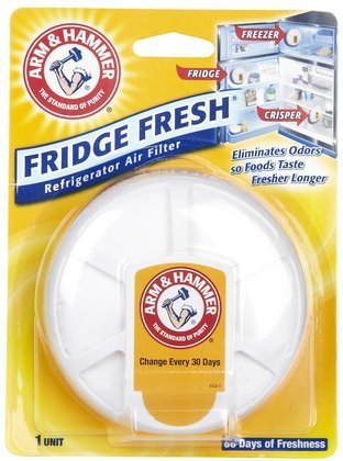 Arm & Hammer Fridge Fresh Refrigerator Air Filter-4.3 oz (Quantity of 5 ...