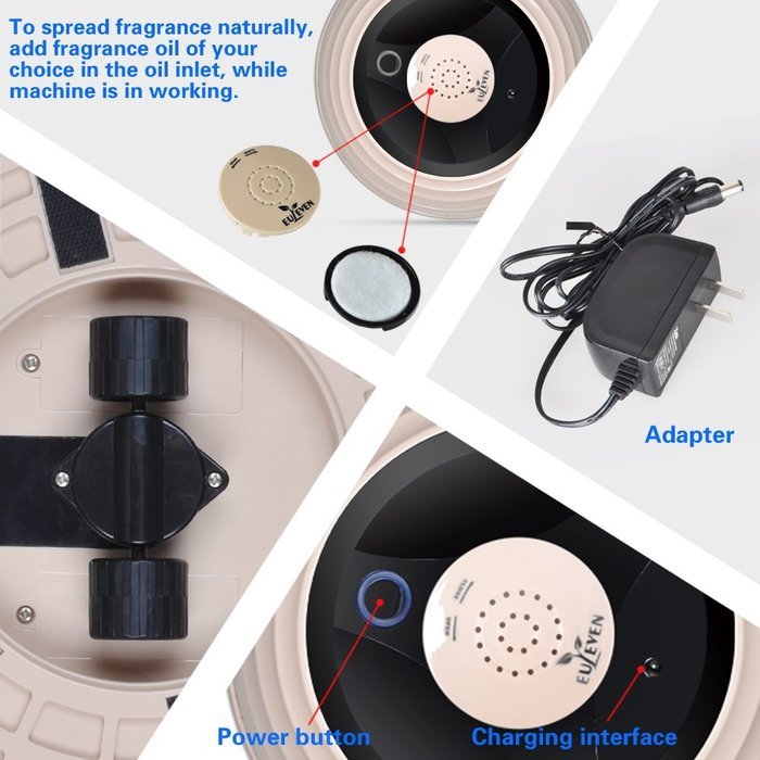 Mopping Robot, Euleven 3059AG ,automatic floor mopping robot with Aroma fragrance & wet and dry mopping ,perfect... N7