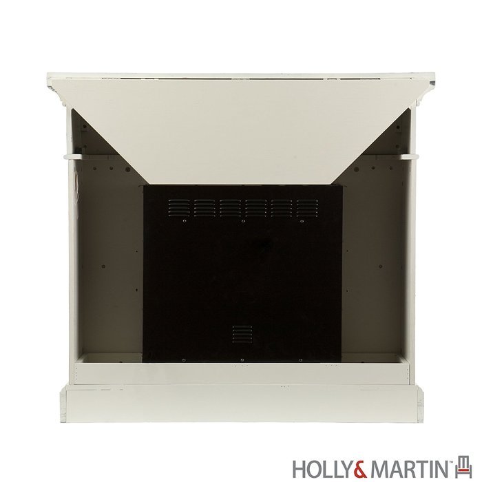 Holly & Martin Weatherford Convertible Electric Fireplace-Ivory N8