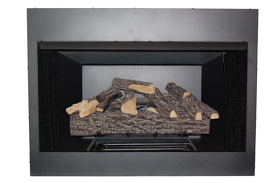 Sure Heat VFBC42B Surefire Vent-Free Firebox with Screen, 42", Black