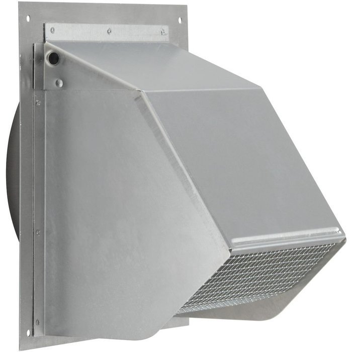 Broan-Nutone 641FA Aluminum Fresh Air Inlet Wall Cap for 6" Round Duct