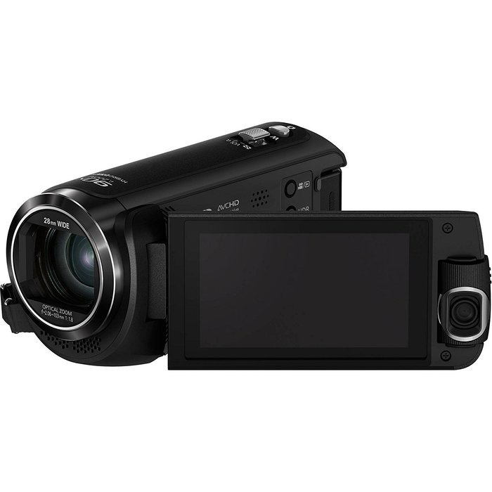 Panasonic HC-W580 Twin Wi-Fi HD Video Camera Camcorder with 64GB Card + Hard Case + Tripod + LED Light + Reader...