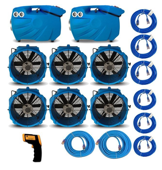 PestPro-200 Bed Bug Eliminator Package - Bed Bug Heat Treatment/No Chemicals (With 2 - Eliminator A/C Splitters) N4