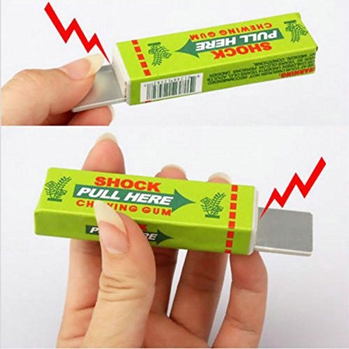 Electric Shocking Funny Chewing Gum Toy Gift Shock Joke Gadget Prank Trick Gag N7