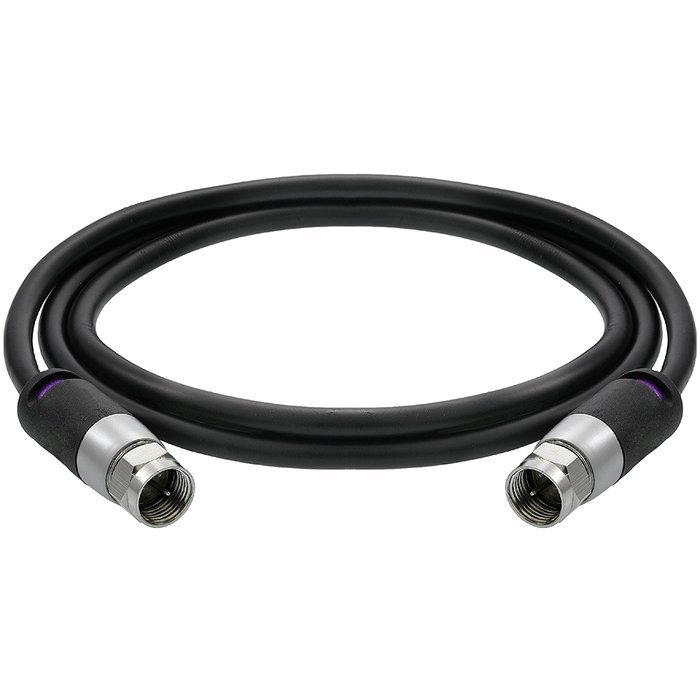 Mediabridge CJ03-MBF-N1X3 Coaxial Video Cable, Black
