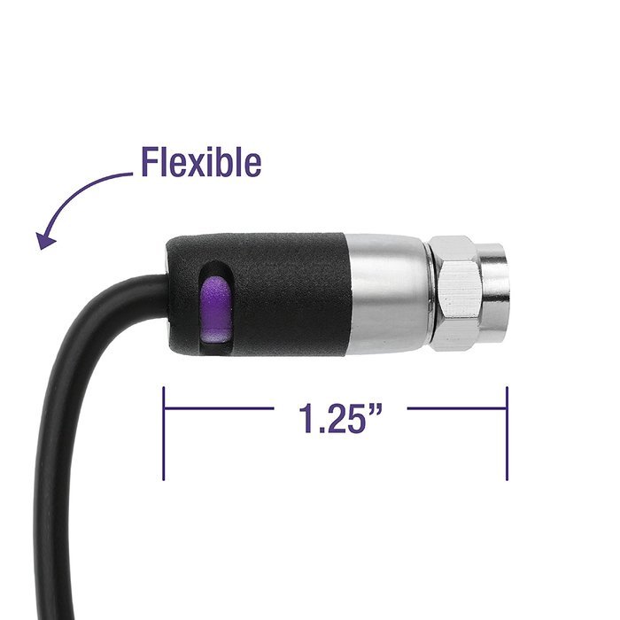 Mediabridge CJ03-MBF-N1X3 Coaxial Video Cable, Black N2