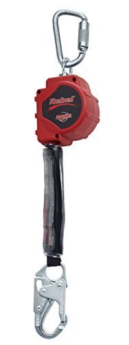 Protecta Rebel 3100425 Srl 3.3M Web 2000112 2000161 Steel Snap Hook & Carabiner, 11', Black/Red by Protecta Rebel