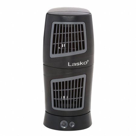 Lasko 4911 Twist-Top Tower Fan, Black, Front-mount electronic controls N2
