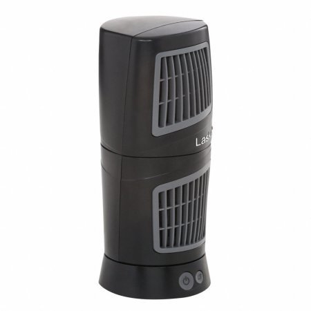 Lasko 4911 Twist-Top Tower Fan, Black, Front-mount electronic controls N3
