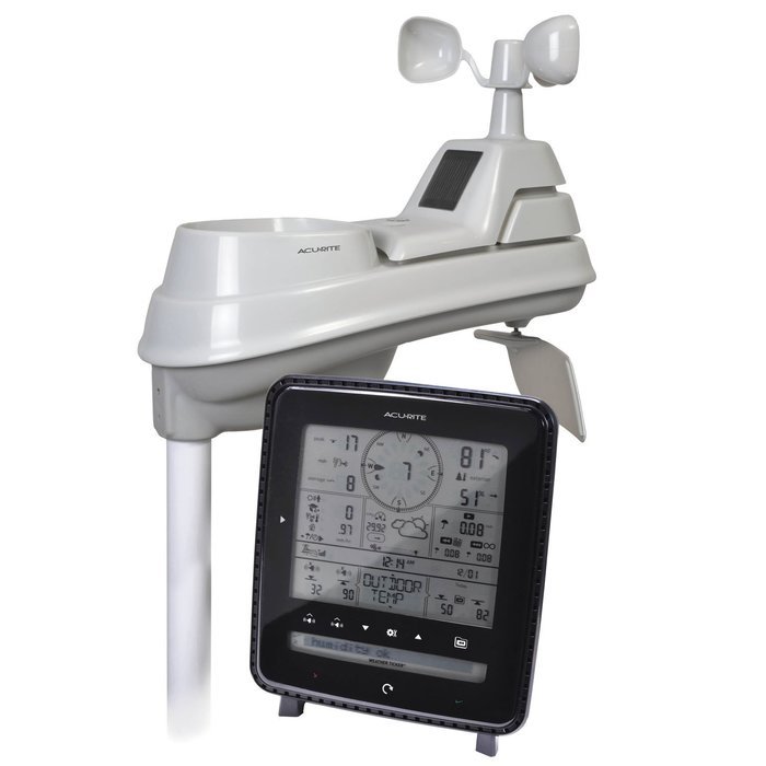 AcuRite 01525 Pro Weather Station with PC Connect, 5-in-1 Weather Sensor and My AcuRite Remote Monitoring App N3