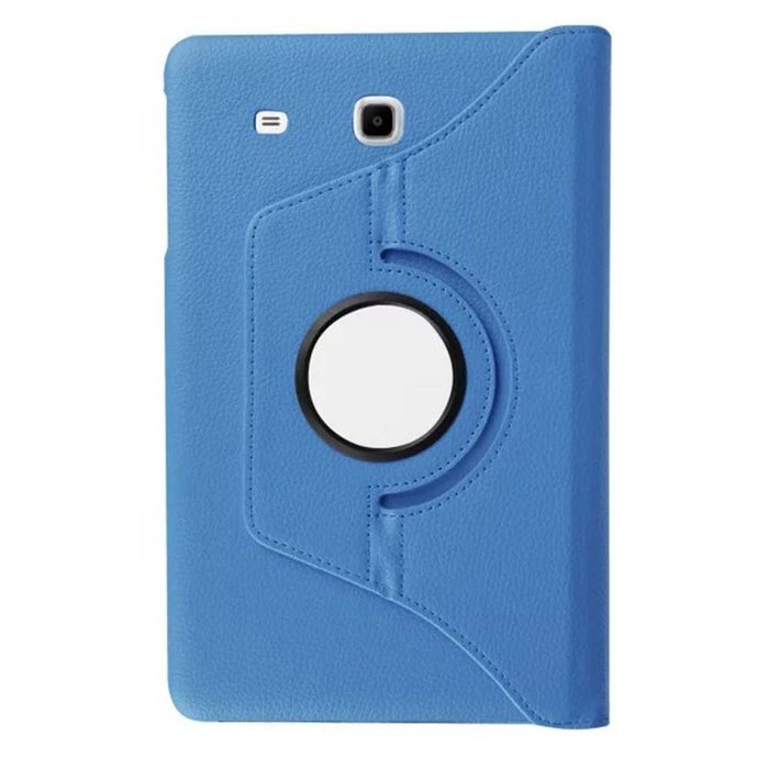 Generic Case for Galaxy Tab E 9.6-Inch T560 T561, 360 degree rotation PU Leather Slim Protective Case Cover (black) N11