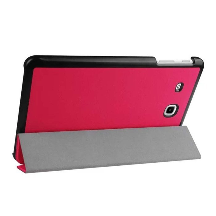 Generic Case for Galaxy Tab E 9.6-Inch T560 T561, 360 degree rotation PU Leather Slim Protective Case Cover (black) N16
