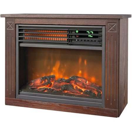 Lifesmart Durable, Extra, Energy-saving, Overheat and Tip-over Safe, Infrared Heater with Flame Effect- Includes...