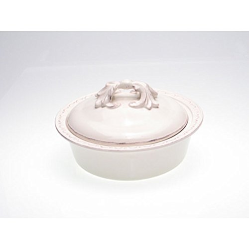 Certified International Firenze Ivory 2.5-quart Lidded Round Baking Dish