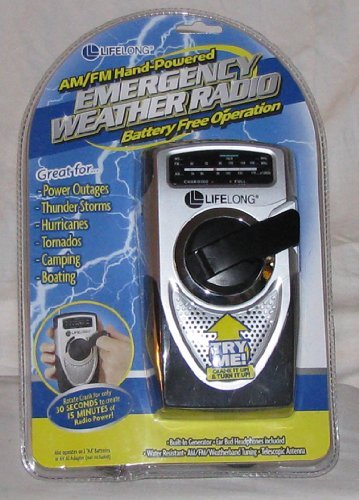 AM/FM Hand-Powered Emergency Weather Radio